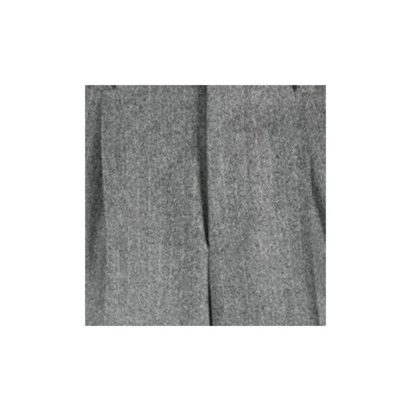 Brunello Cucinelli Pressed crease Virgin Wool Trousers-1