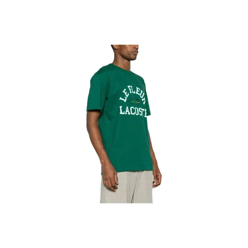 LACOSTE X Le FLEUR Cotton T-shirt-3