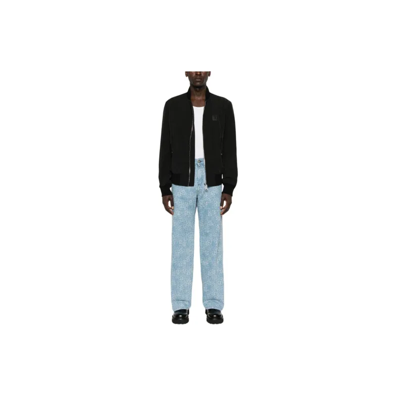 BALMAIN 4G motif Straight leg Jeans-1