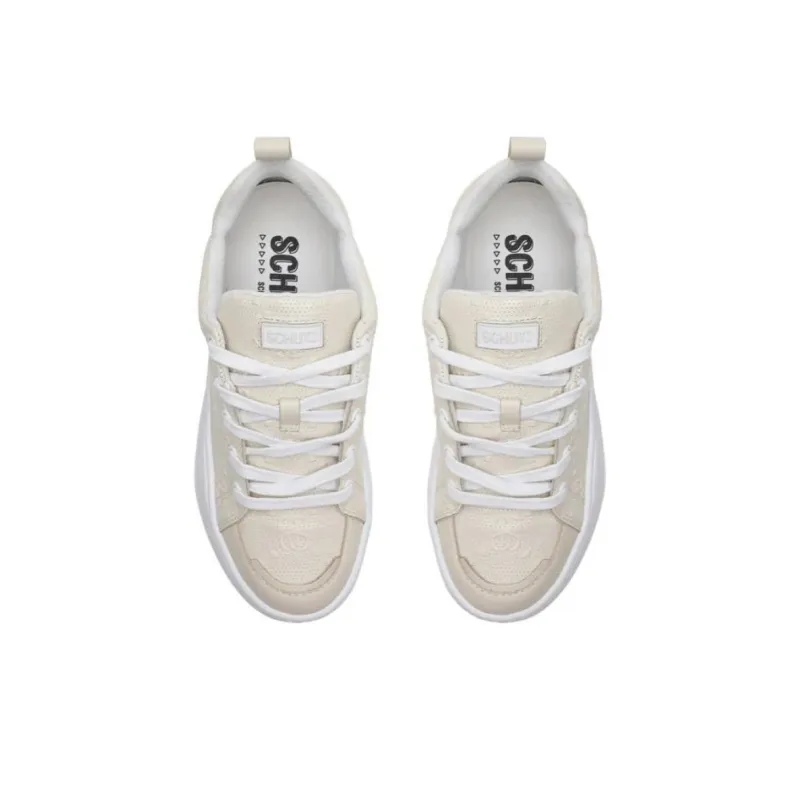 Schutz Low-Top Skateboard Shoes Women's Beige-4