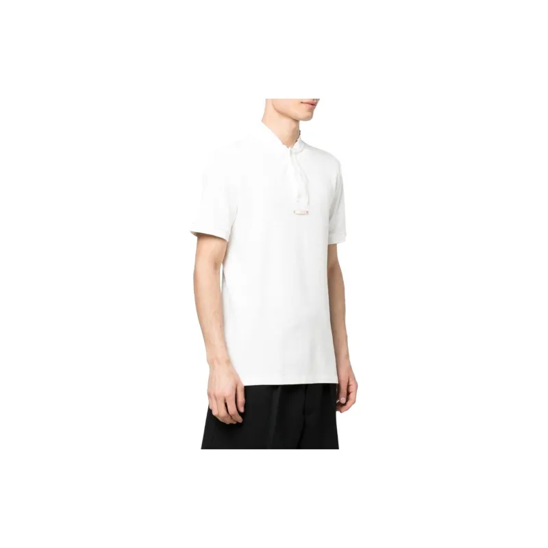 Maison Margiela Collarless Polo Shirt-2