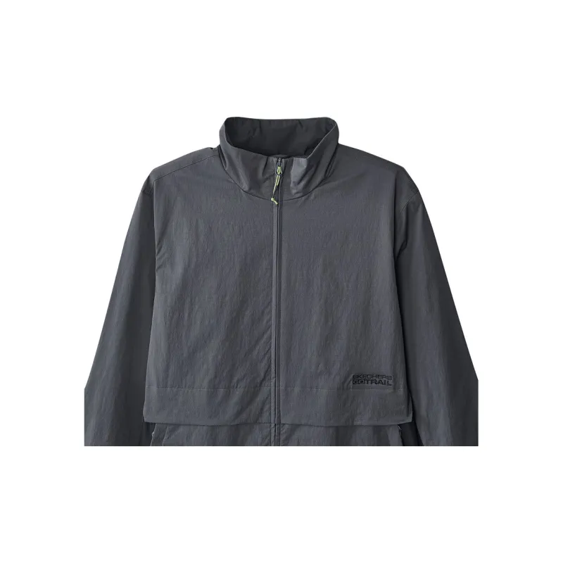 Skechers Mountain And Wild Outdoor Series Jacket Men Periscope Gray-2