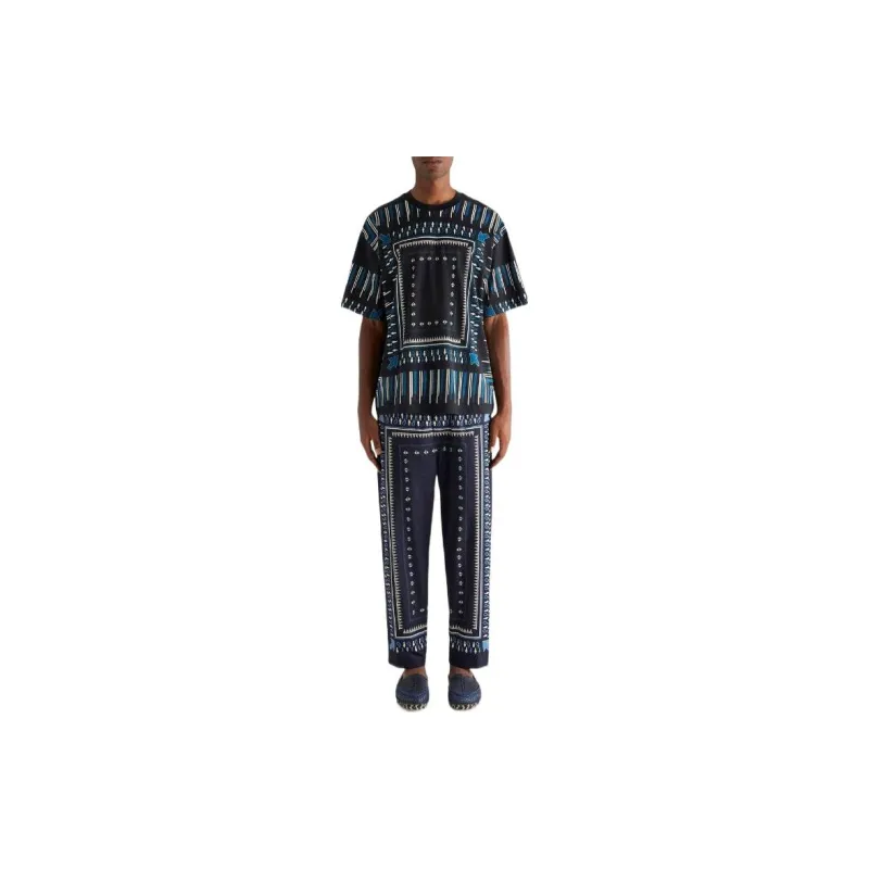 ETRO Graphic Pattern Short Sleeved T Shirt-1
