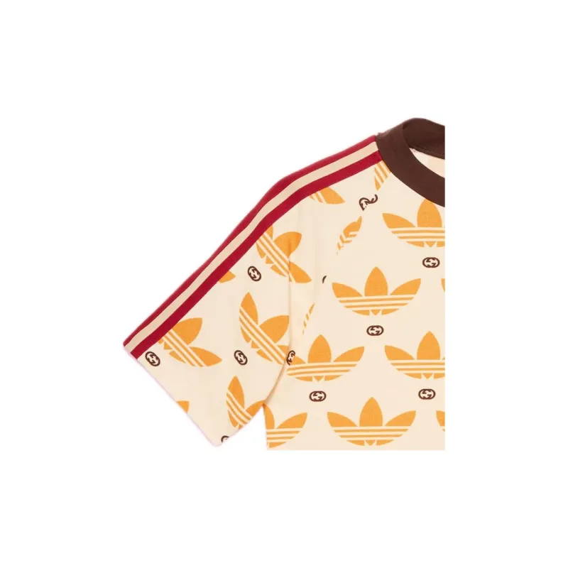 GUCCI x Adidas Originals GUCCI X ADIDAS SS22 T Shirt Unisex Yellow-5