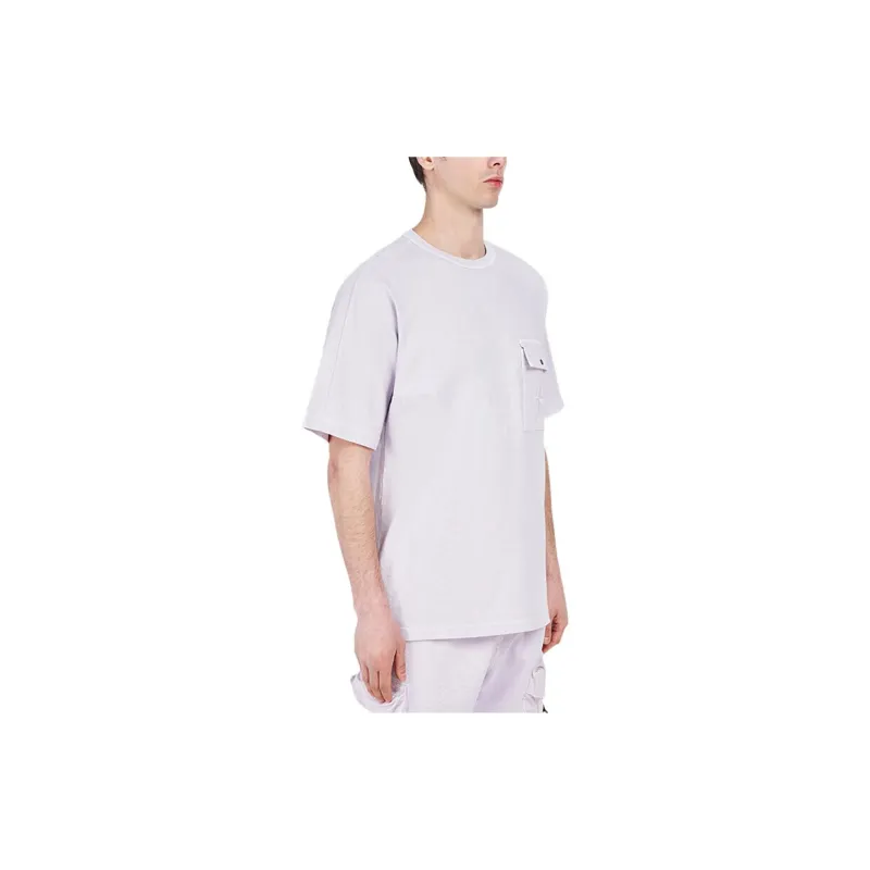 STONE ISLAND T Shirts Men Rose Pink-4