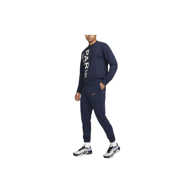 Nike Knitted Sweatpants Men Dark Blue-1
