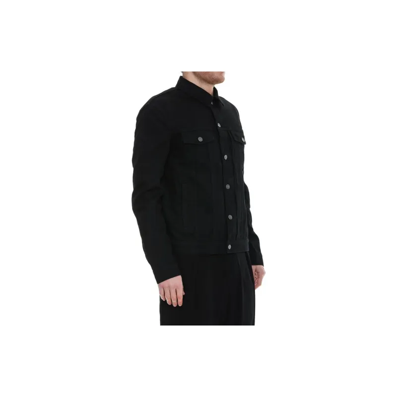 BALMAIN Denim Jackets Men Black-3