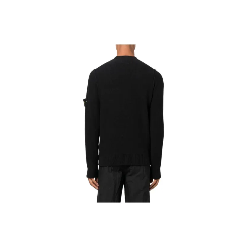 STONE ISLAND Compass Patch Crew Neck Sweater-2