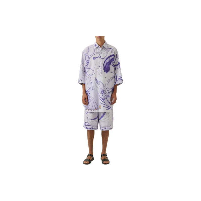 Lemaire Angkasapura Maxi Shirt Shirt Men's White-1