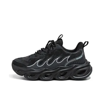 Warrior Low Top Chunky Sneakers Men's Black