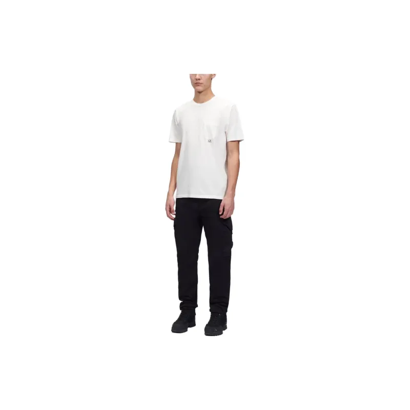 C.P.Company Garment Dyed Pocket Crewneck T Shirt-1