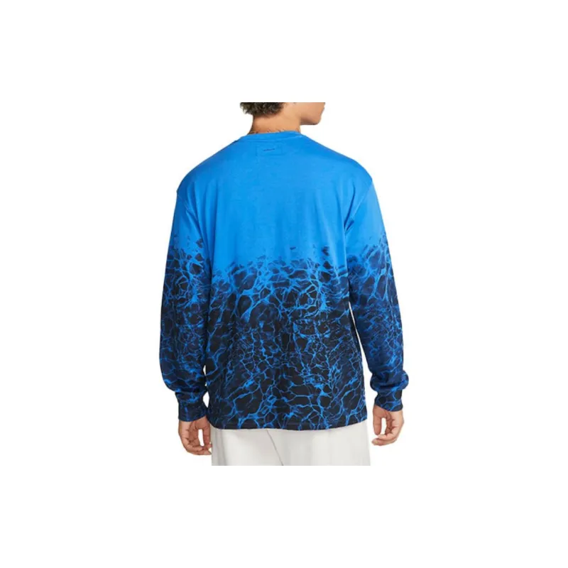 Nike T Shirts Unisex Blue-4