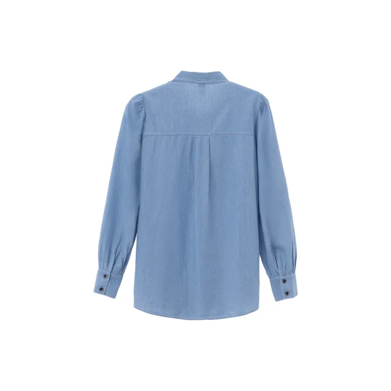 JESSYLINE Shirt Women's Denim Blue-1
