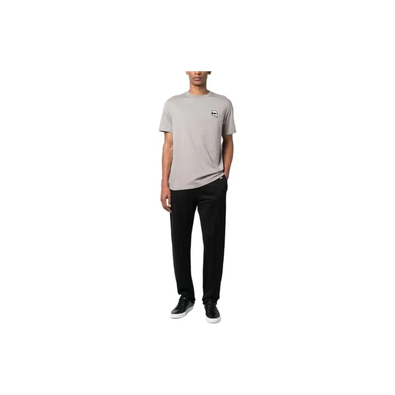 KARL LAGERFELD Ikonik 2.0 Logo-patch T-shirt-2