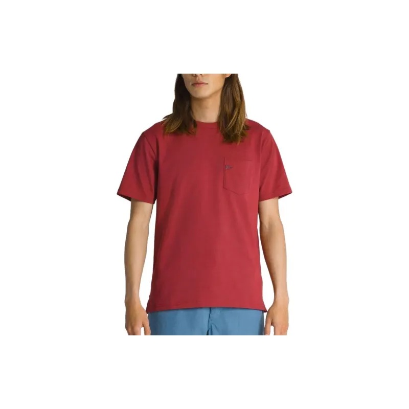 Vans X Pilgrim Pocket T Shirts Men Red-3