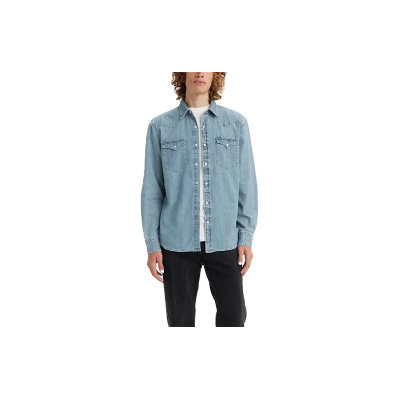 Levis Shirts Men Blue-1