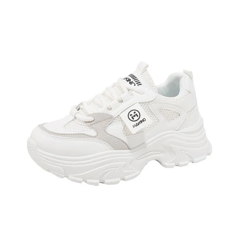 MAKINO Anti-Slip Wear-Resistant Low-Top Chunky Sneakers Women's-4
