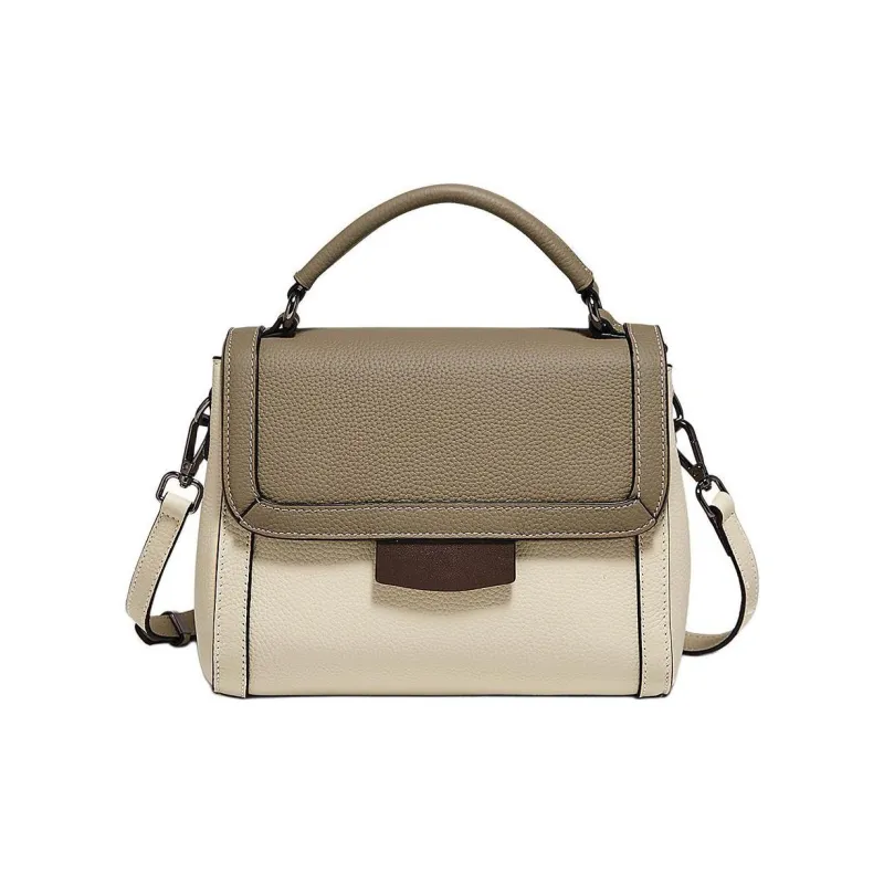 Marino Orlandi Cow Leather Bonded Synthetic Leather Shoulder Bag Handbag Crossbody Bag Medium Size Women's Multicolor-8