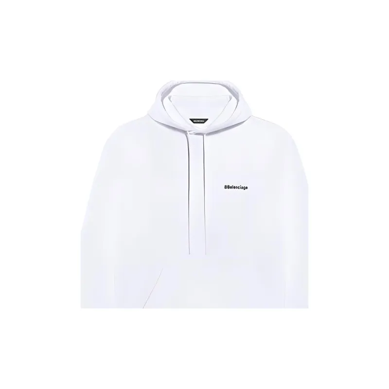 Balenciaga Corporate Logo Popover Hoodie-4
