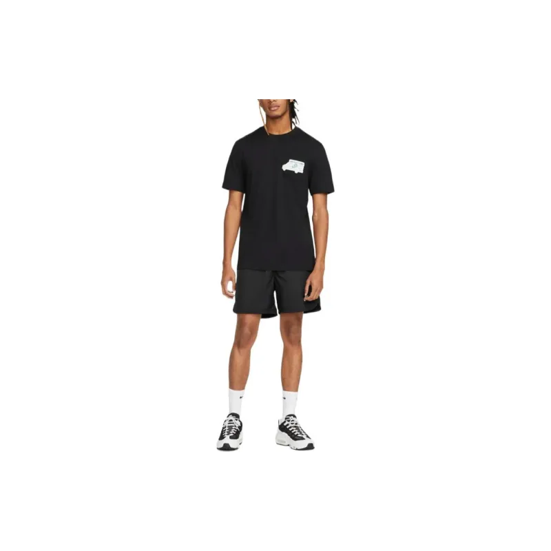 Nike T Shirts Men Black-2