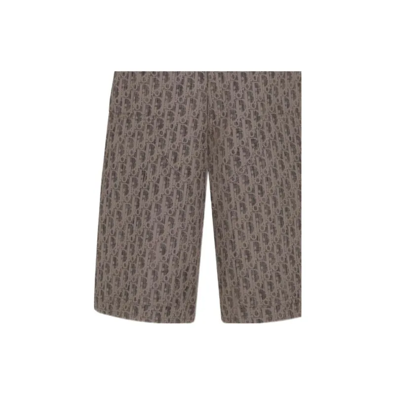 DIOR Dior Quarterly New Products SS22 Denim Shorts Men's Brown-4