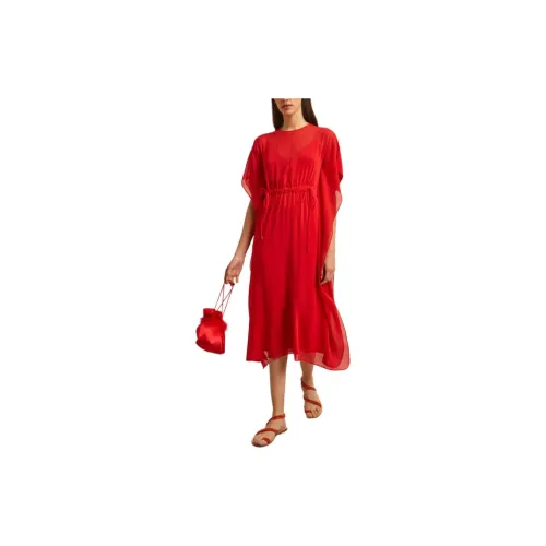 MaxMara Short-Sleeved Dresses Women's Red