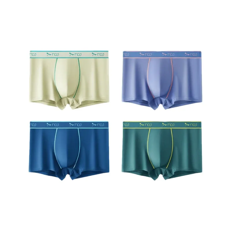 RED DRAGONFLY Cotton Panties Men's 4 Pack Gift Box Set-13
