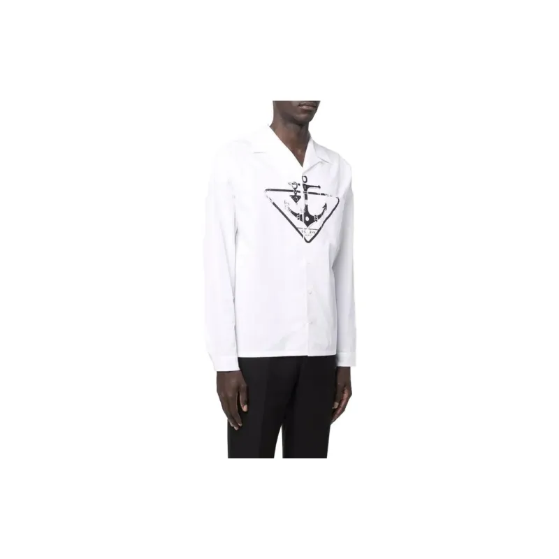 PRADA Shirts Men White-3