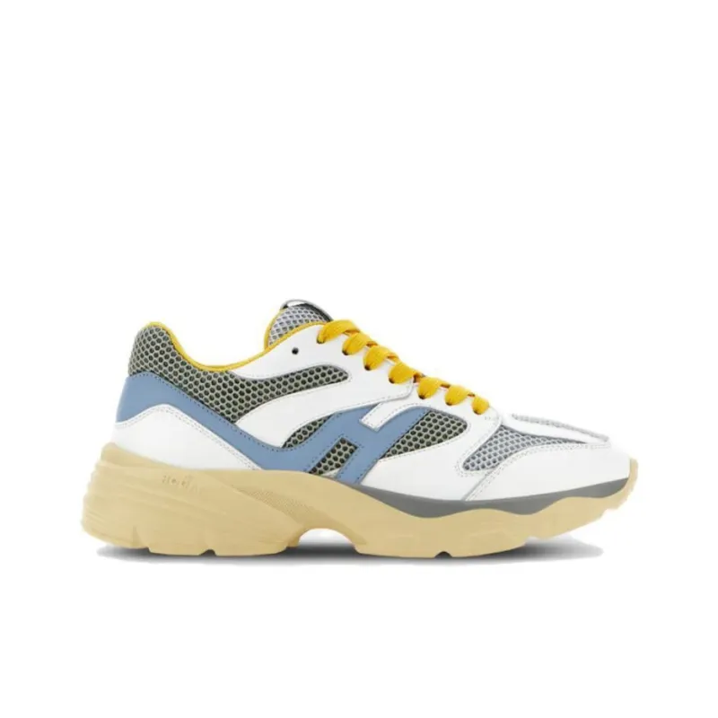HOGAN Panelled Leather Sneakers-1