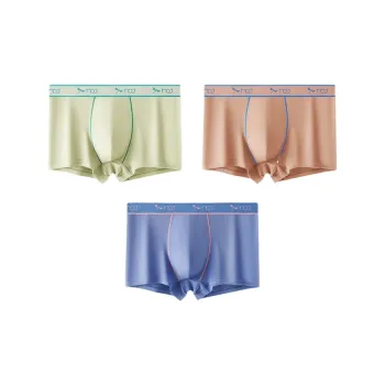 RED DRAGONFLY 100% Cotton Underpants Skin Friendly And Comfortable Men's 3 Pack