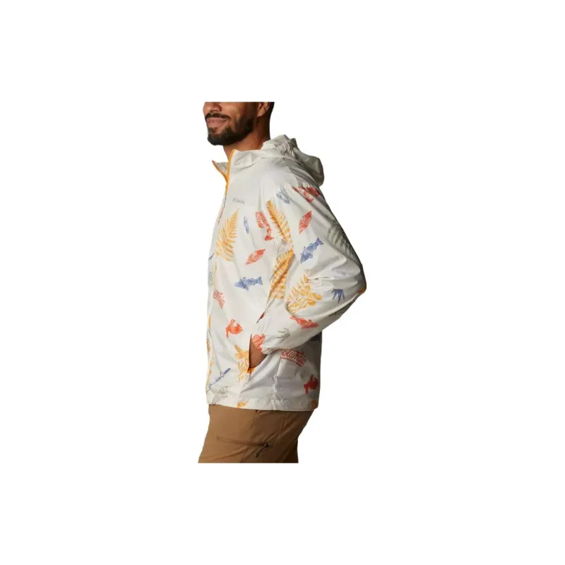 Columbia Jacket Men's White Base With Print-1