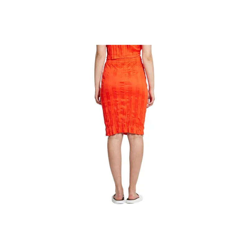 Adidas Originals Alexander Wang Co brand Casual Short Skirts Women's Orange-1