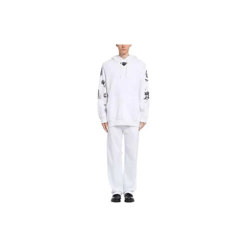 PRADA Sweatshirts Men White-1