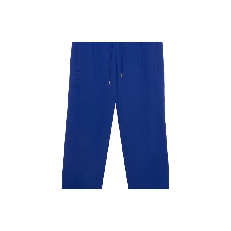 GUCCI SS22 Knitted Sports Pants Men's Blue-5