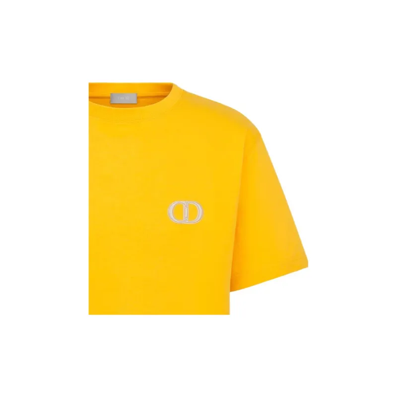 DIOR T Shirt Men's Bright Yellow-5