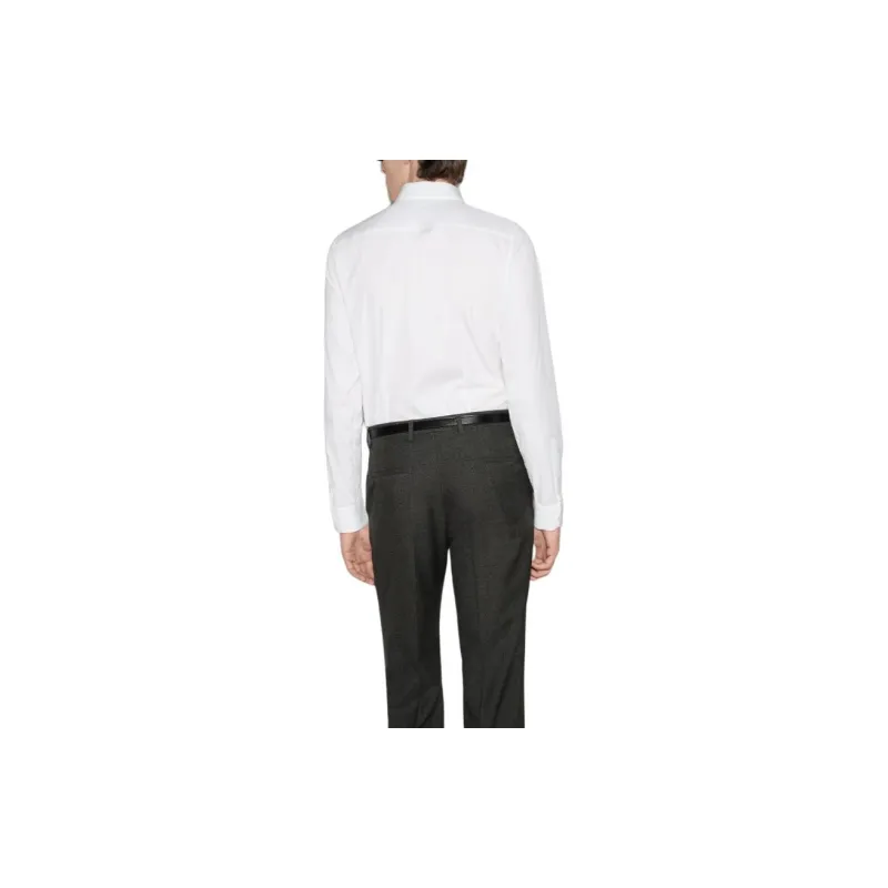 GUCCI Long Sleeved Stretch Poplin Shirt-2