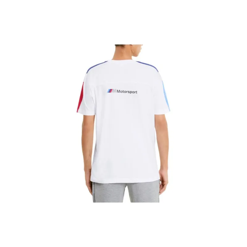 PUMA BMW Motorsport T Shirts Men White-4