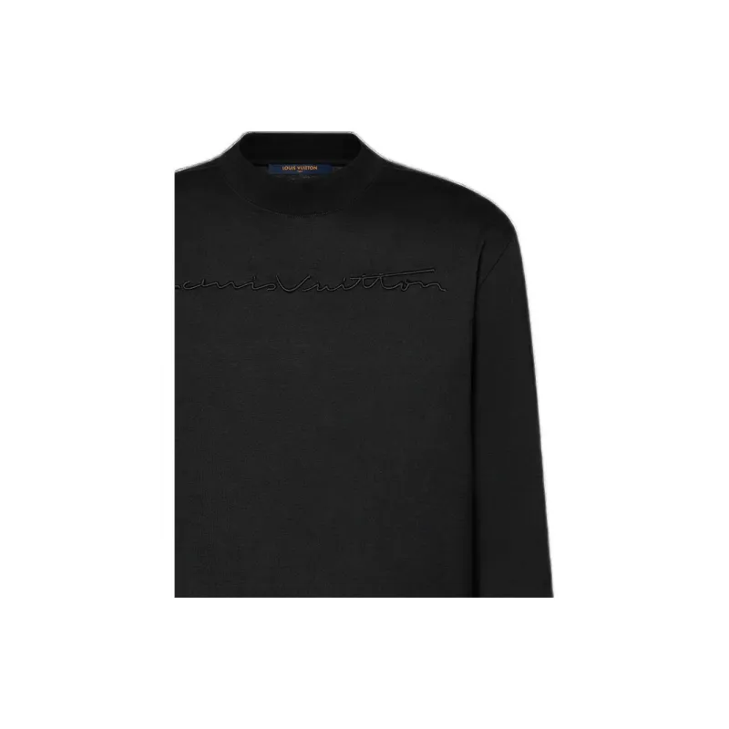 LOUIS VUITTON Lv 3D Embroidered Long Sleeved Tshirt-6