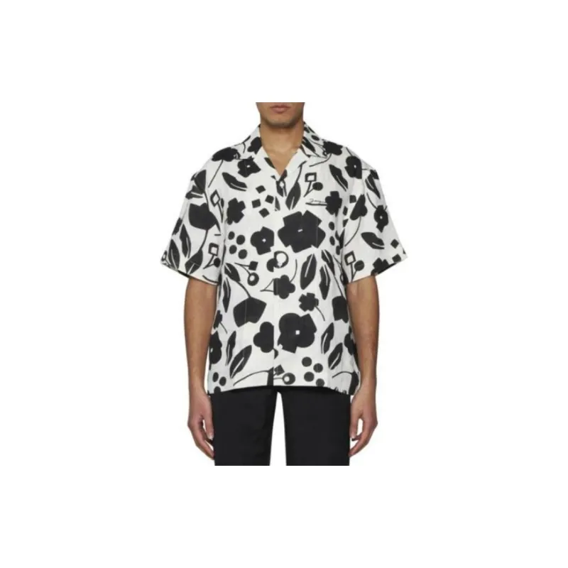Jacquemus La Chemise Jean Print Cubic-2