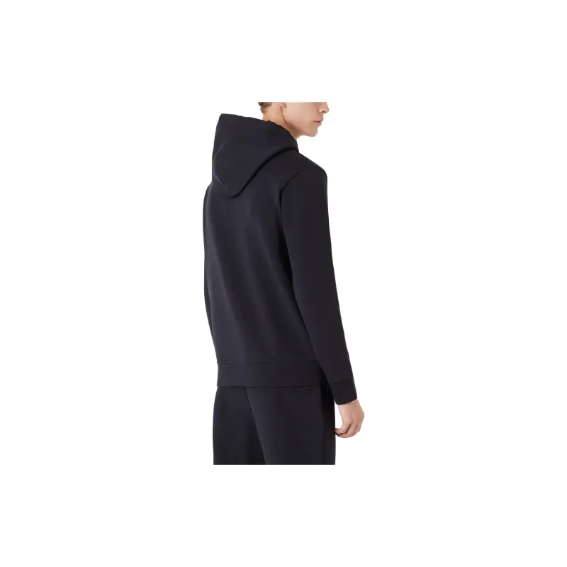 EMPORIO ARMANI Hooded Sweatshirt With Micro Logo Patch-2