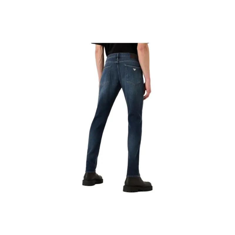 EMPORIO ARMANI SS23 Jeans Men's Denim Blue-3