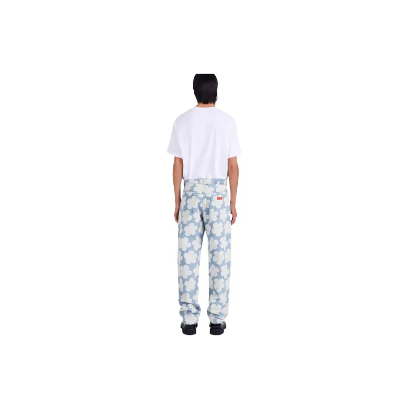 KENZO Printed Loose Fit Jeans-4