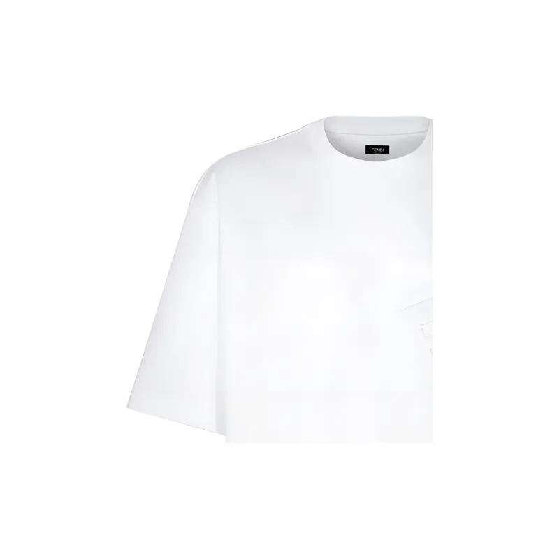 FENDI T Shirts Men White-6
