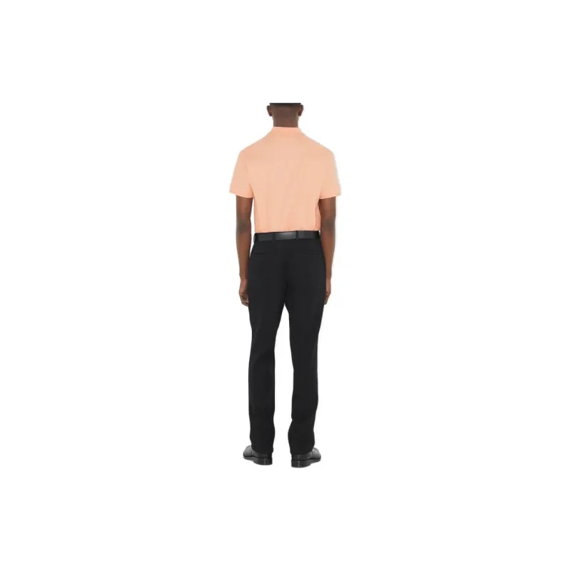 Burberry Polo Shirt Men's Peach Pink-3