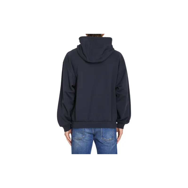 GUCCI Logo patch Cotton Hoodie-5