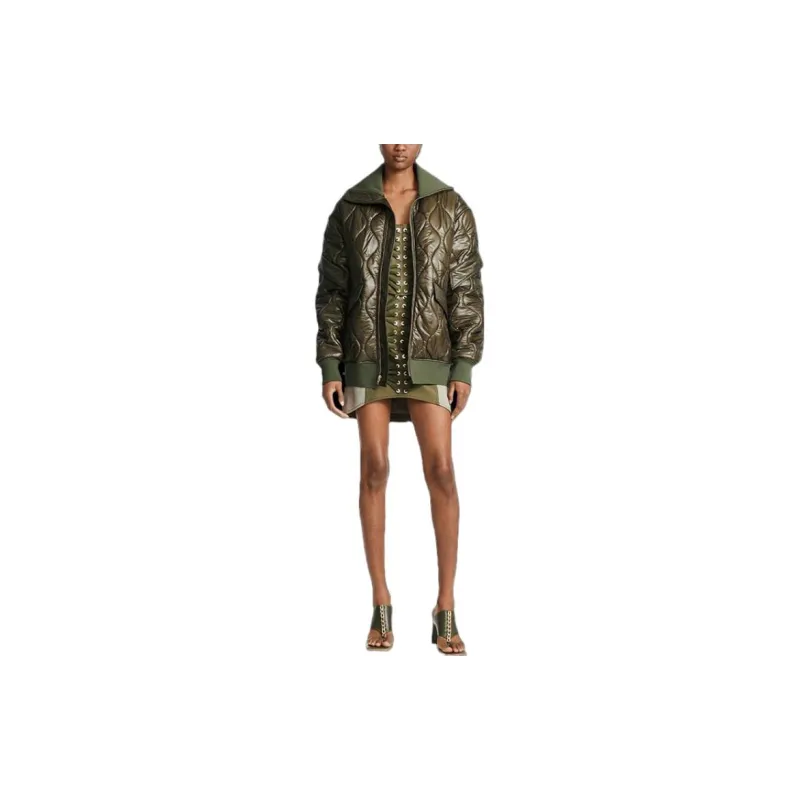 DION LEE Jackets Unisex Green-3