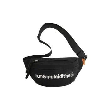 MingLu Nylon Fanny Pack Unisex Black/White/Ecru/Red/Orange/Green