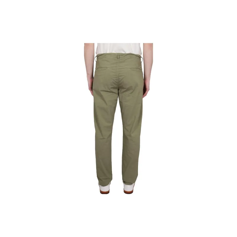 ASPESI Straight Leg Drawstring Chino Trousers-3