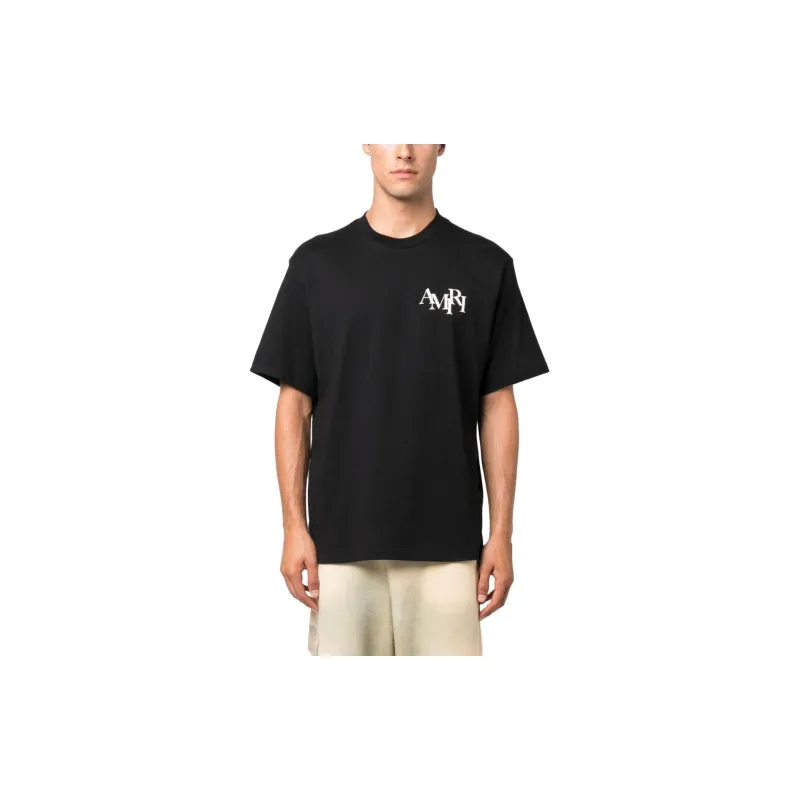 AMIRI Staggered Logo Tee-2