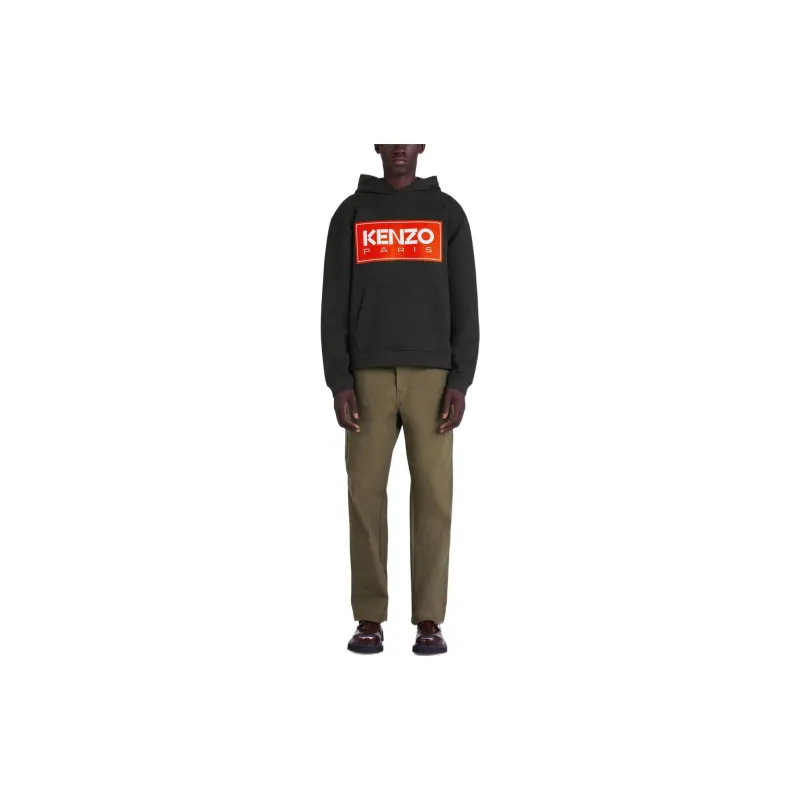 KENZO Logo-print Detail Hoodie-2